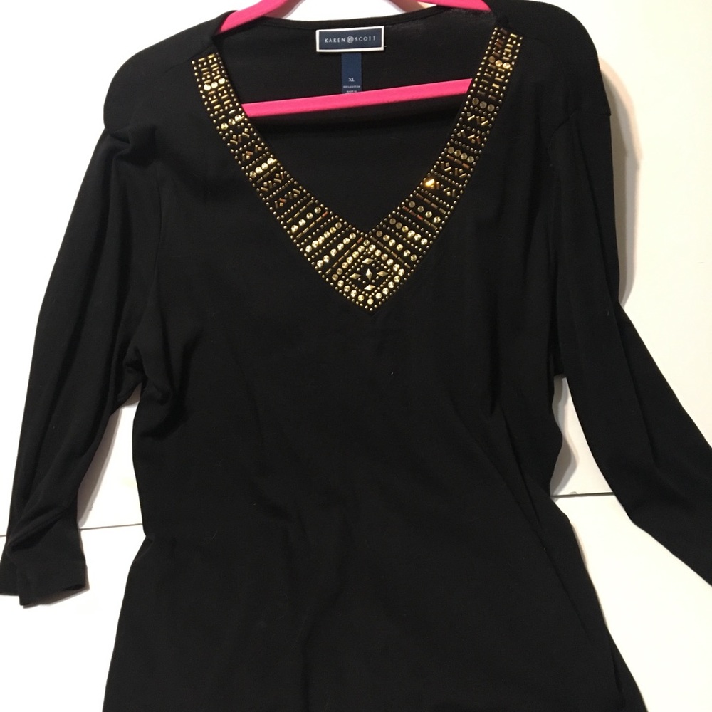 Karen Scott blouse xl